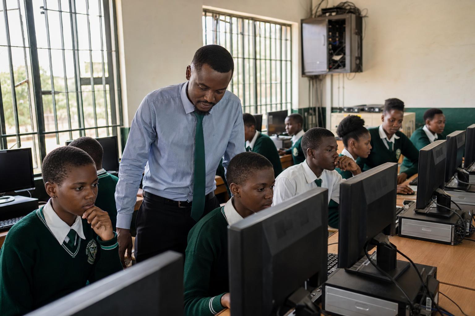 Professionally managed school computer laboratory operating through Technology-as-a-Service